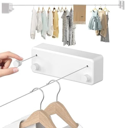 New Style Clothes Line Dryer Bathroom Drying Rack Clothes Rack Laundry Drying Hanger Double Layer WB3029